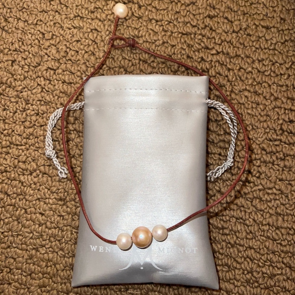 Wendy Mignot 3 freshwater pearl necklace